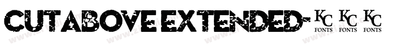 CutAbove Extended字体转换